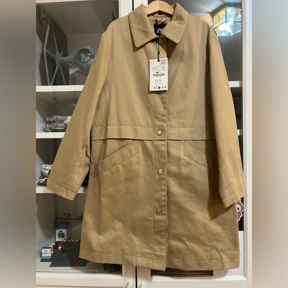 Zara Classic Tan Trench Coat